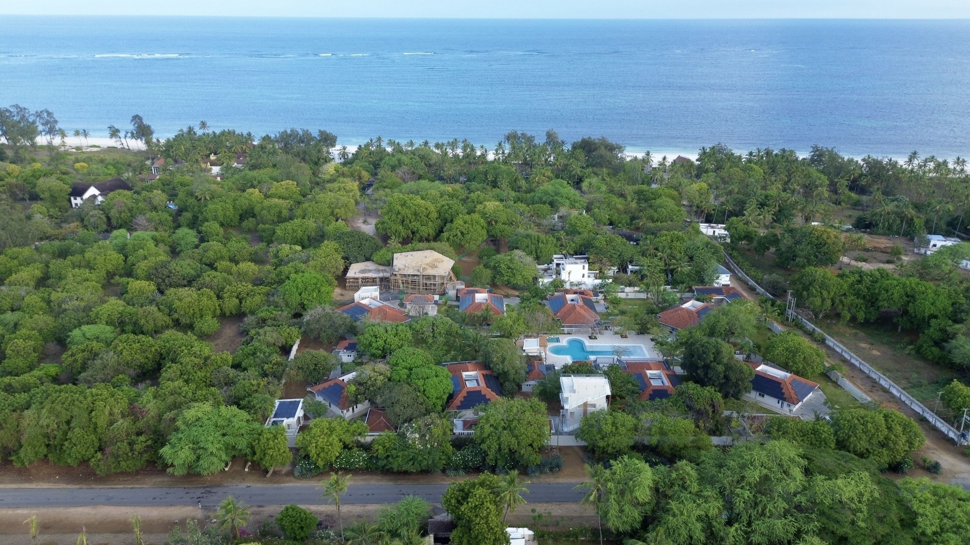 Maya Ilai eco retreat compound pool — Kilifi, Kenya