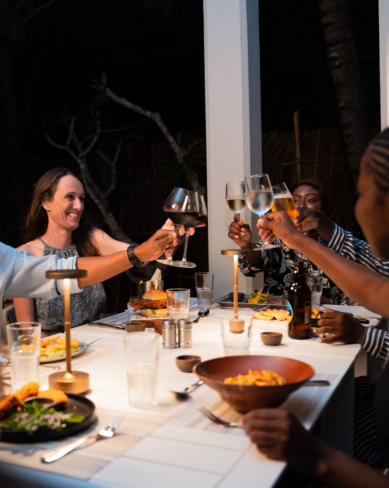 The dining room and bar at Tribal Table