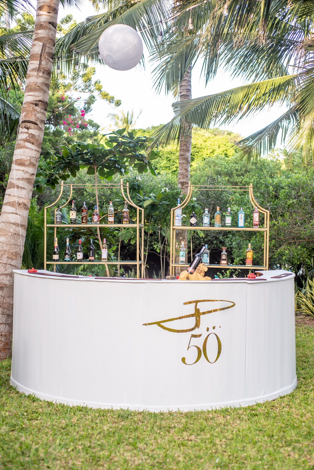 Guests at a private beachfront event, Watamu Kenya