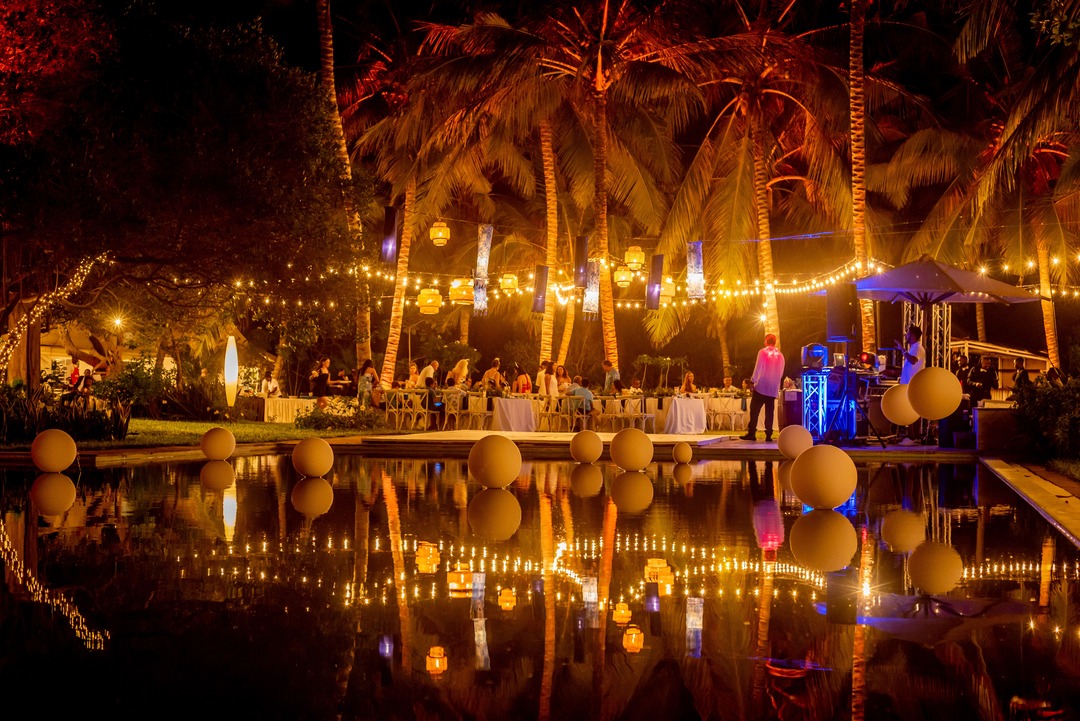 Evening celebration on the Indian Ocean shoreline, Kilifi